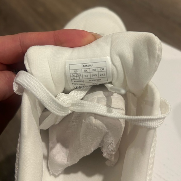 Alo White Sneakers W 8 - Picture 3 of 4